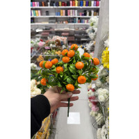 Dekoratif Yapay Mandalina Demet - 50456 -